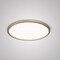 Dweled Geos 15in LED Round Low-Profile Flush Mount 3000K in Brass FM-46 - alternate 2